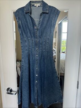 House of Harlow 1960 Denim Midi Dress - Blue